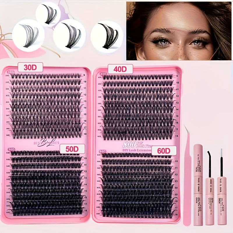 Kit DIY de Pestañas Cluster LashMuse