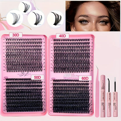 Kit DIY de Pestañas Cluster LashMuse