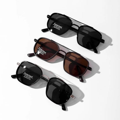 Lentes de Sol Geométricos Doble Puente para Mujer | Estilo Vintage Moderno, Ligeros y con Protección UV400