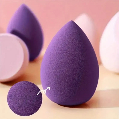 Set de Esponjas de Maquillaje Moradas (12 pcs)