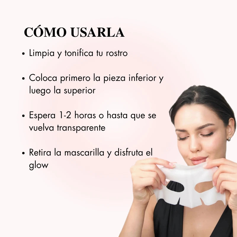 Mascarilla de Colágeno con Efecto Glow
