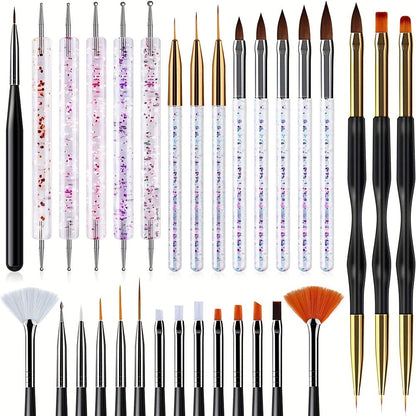 Set de 31 Pinceles Artísticos para Uñas EastNails