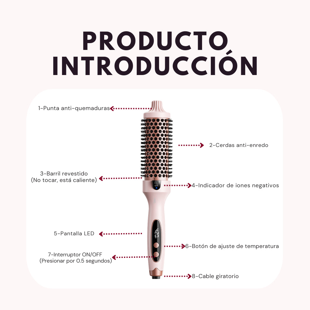 Lúmina AirBrush – Cepillo Modelador Iónico