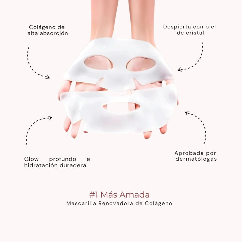 Mascarilla de Colágeno con Efecto Glow