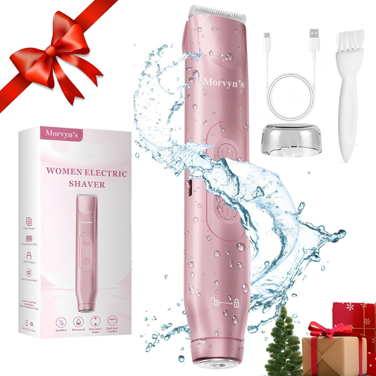 Depiladora Eléctrica 2 en 1 para Mujer – Rostro, Axilas y Bikini, Recargable e Impermeable