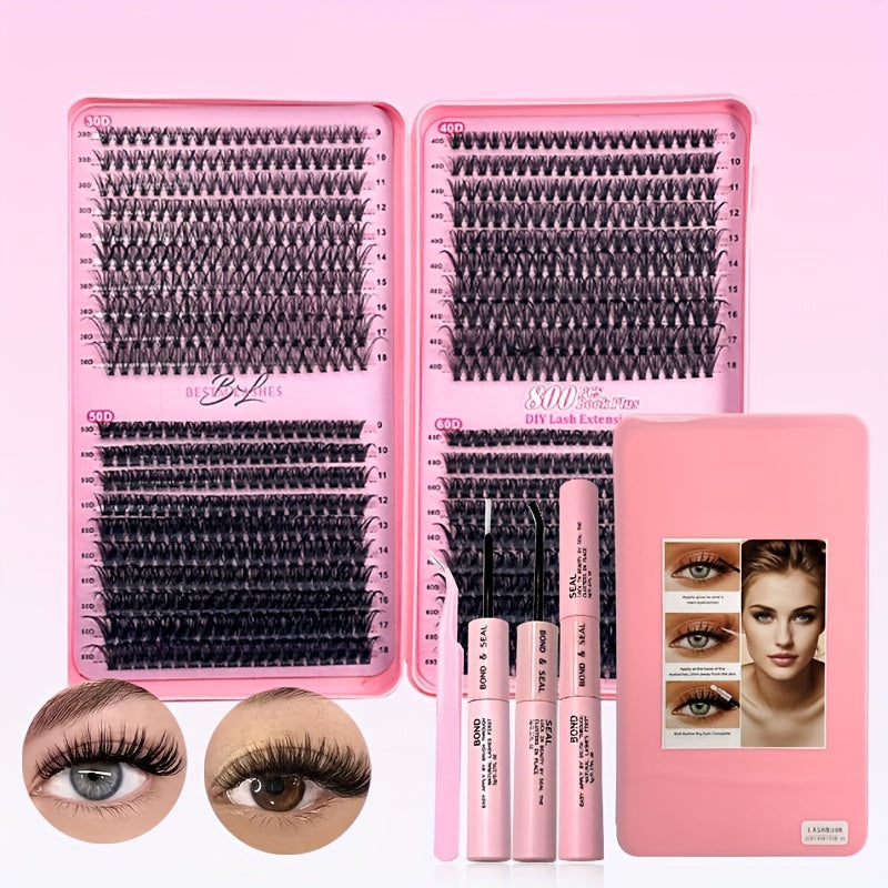 Kit DIY de Pestañas Cluster LashMuse