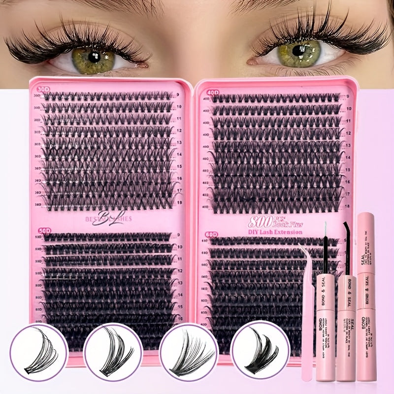 Kit DIY de Pestañas Cluster LashMuse